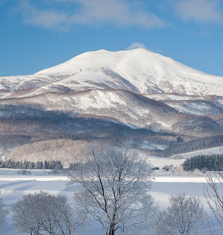 アンヌプリ冬の風景